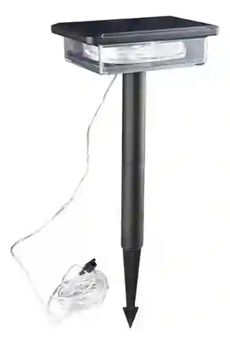 Lámpara Solar Con Extensión De Luces Rgb 8 Metros