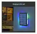 Lámpara Solar Con Extensión De Luces Rgb 8 Metros