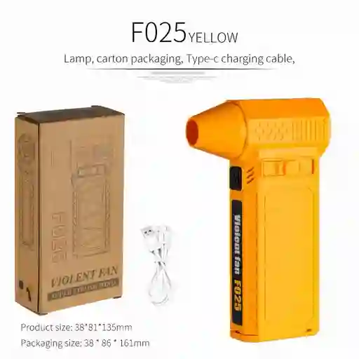 Sopladora Turbo De Alta Potencia Portátil De Mano De 80000 Rpm