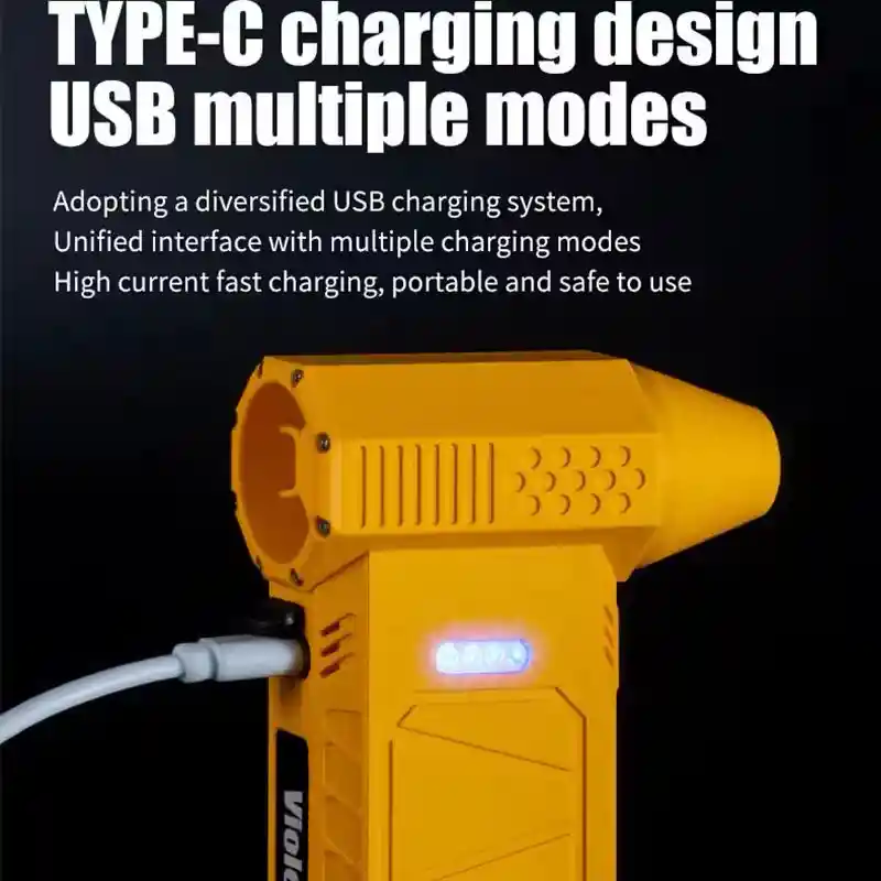 Sopladora Turbo De Alta Potencia Portátil De Mano De 80000 Rpm