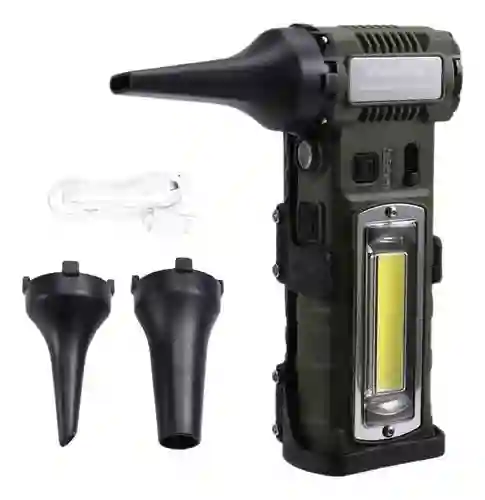 Sopladora Portátil Con Linterna 110000 Rmp Velocidad Ajustable