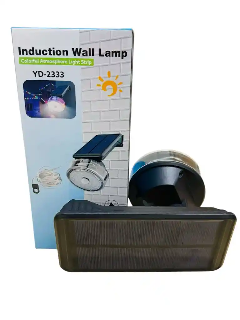 Lámpara Solar Sensor De Movimiento Con Extensión Luz Navidad Luz Calidad 8 Metros