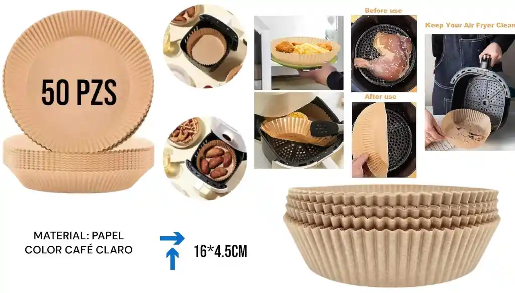 Bandeja Desechable Air Fryer (50)