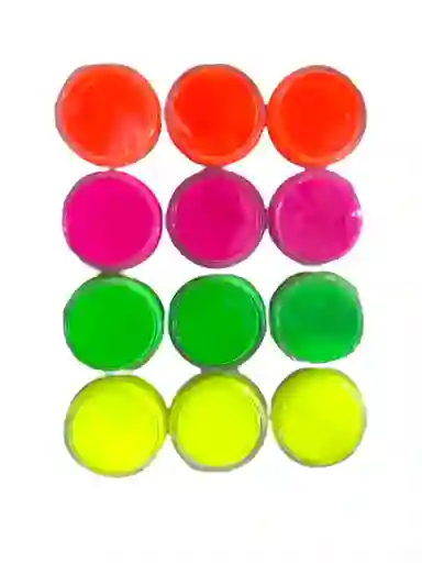 Pintucarita Maquillaje Artistico Neon Colores Surtidos Paquete X 12 Hora Loca, Halloween, Carnaval