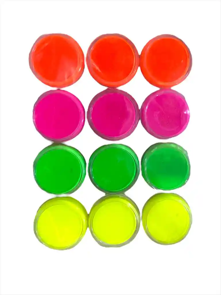 Pintucarita Maquillaje Artistico Neon Colores Surtidos Paquete X 12 Hora Loca, Halloween, Carnaval