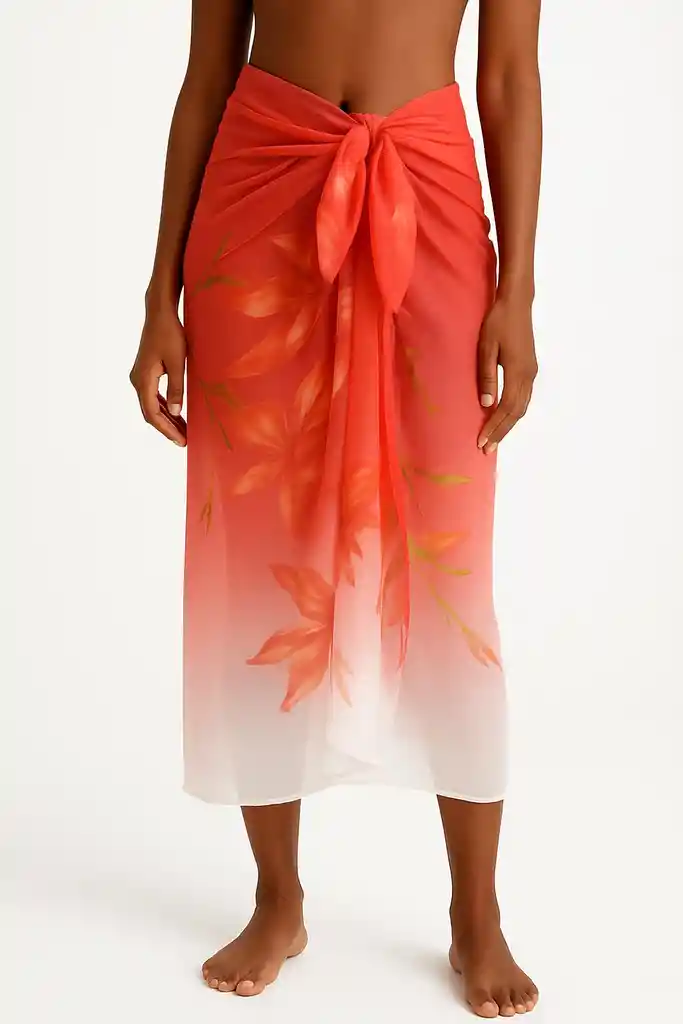 Pareo En Tonos Vivos Los Dibujos Pueden Cambiar De Sitio Y Tamaño