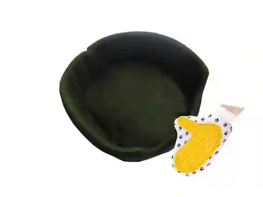 Cama Para Gato Grande Mas Guante Verde