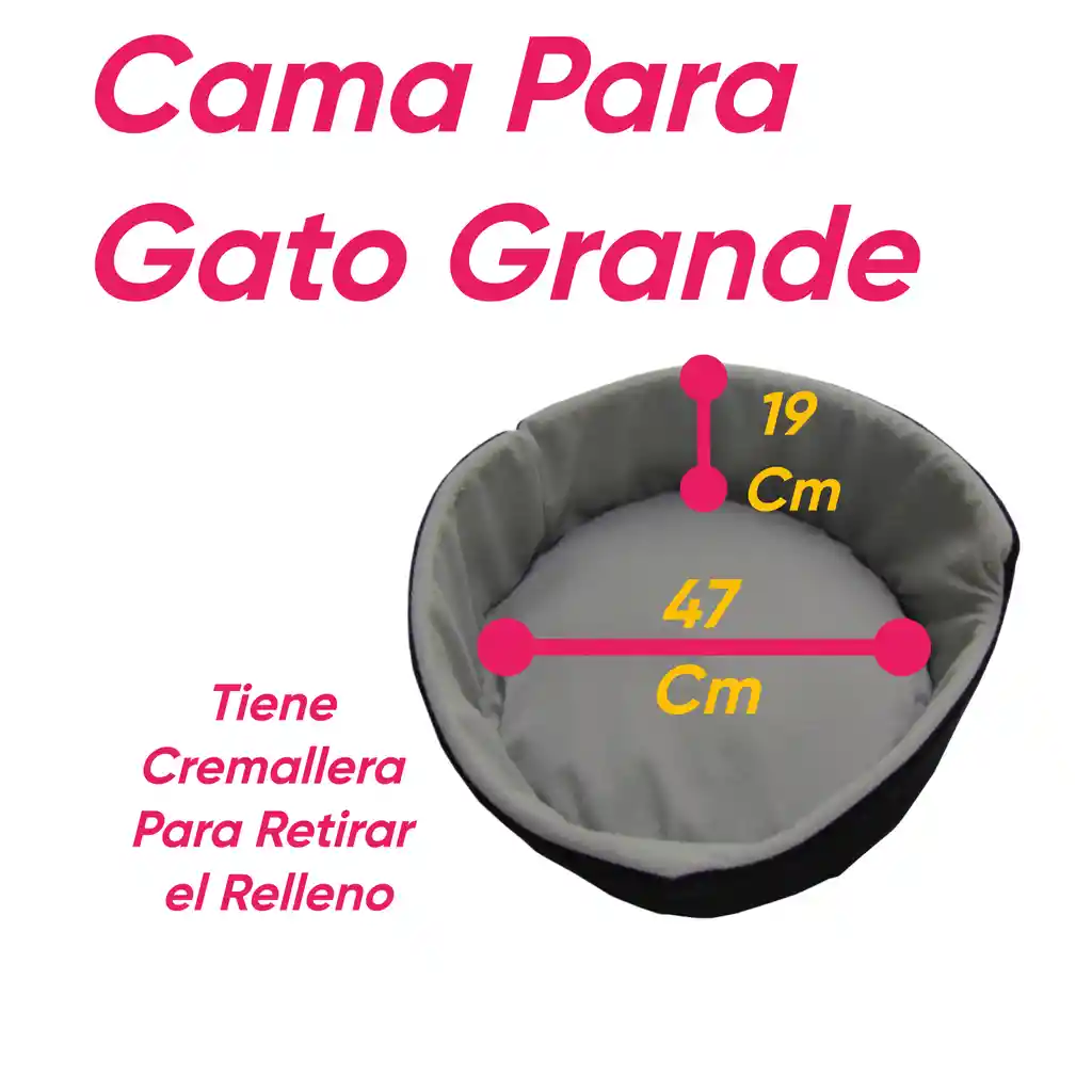Cama Para Gato Grande Mas Guante Naranja