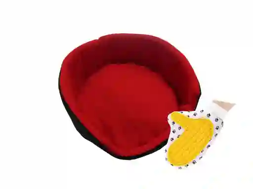 Cama Para Gato Grande Mas Guante Rojo