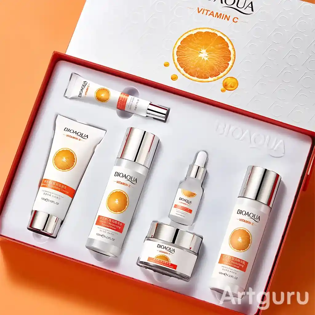 Kit De Cuidado Facial De Vitamina C Bioaqua