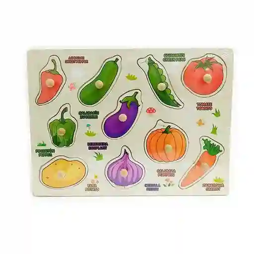 Tabla Encajar Verduras
