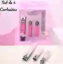 Kit De Cortauñas X3 (grande, Curvo Y Pequeño) + Lima 💅