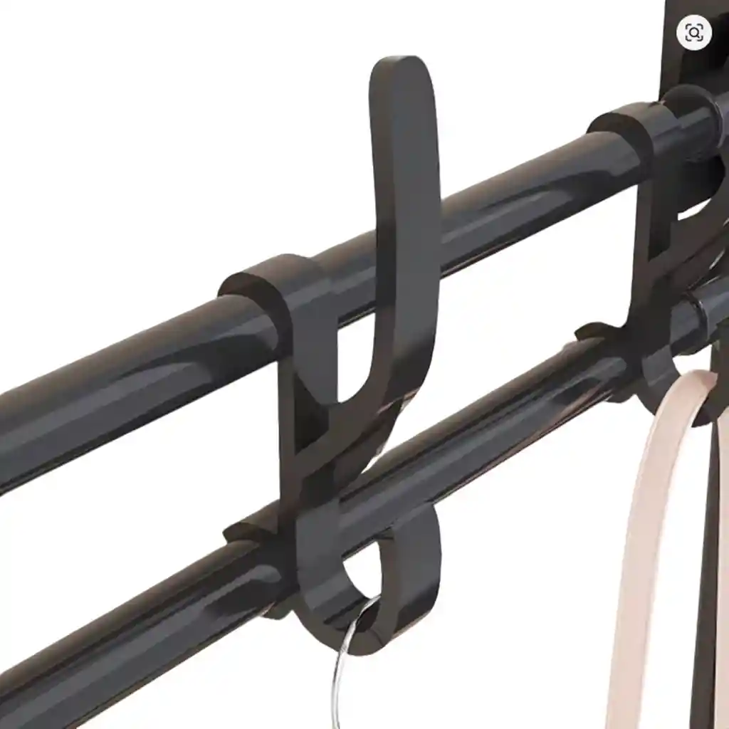 Perchero Organizador De Pared Multiusos 3 Niveles Con Ganchos