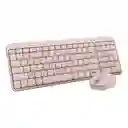 Logitech Combo Mk250 Bluetooth Rosado - K250 + M196