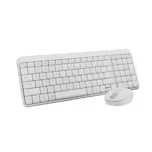 Logitech Combo Mk250 Bluetooth Blanco - K250 + M196