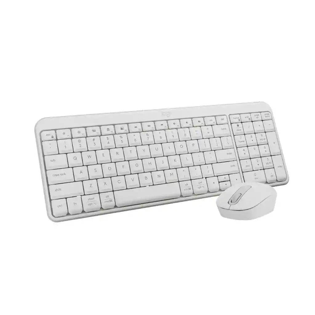 Logitech Combo Mk250 Bluetooth Blanco - K250 + M196