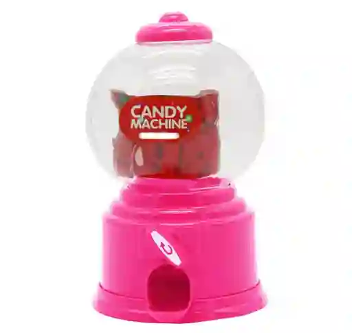 Mini Maquina Dispensadora De Dulces Ideal Para Detalles Rosada