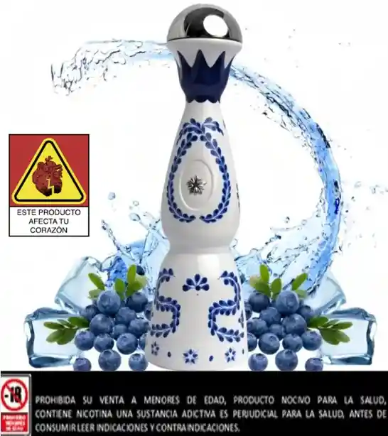 Vapeador Clase Azul Blueberry Ice 15.000 Puffs