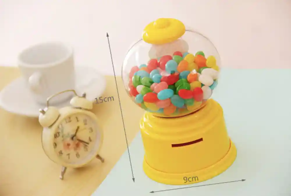 Mini Maquina Dispensadora De Dulces Ideal Para Detalles Azul