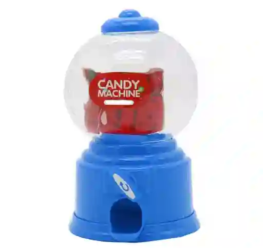 Mini Maquina Dispensadora De Dulces Ideal Para Detalles Azul