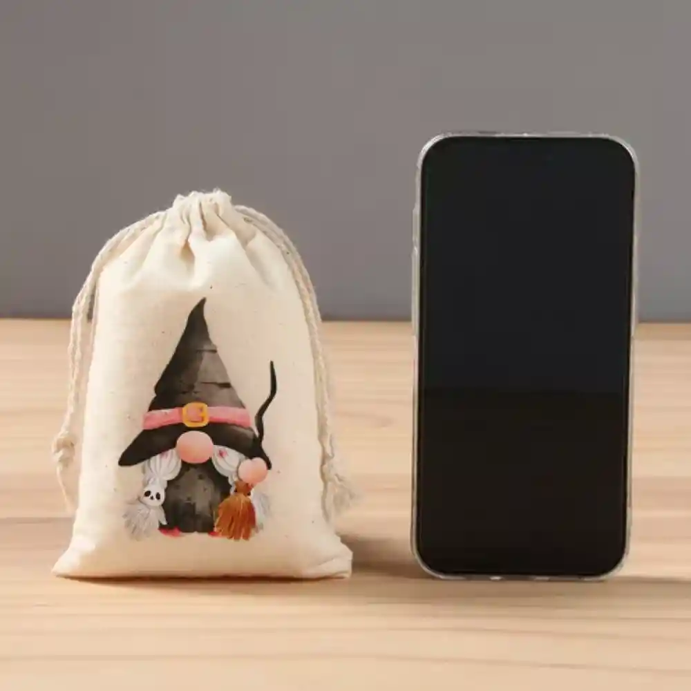 Bolsas Regalo Halloween En Tela Pack 12 Unidades