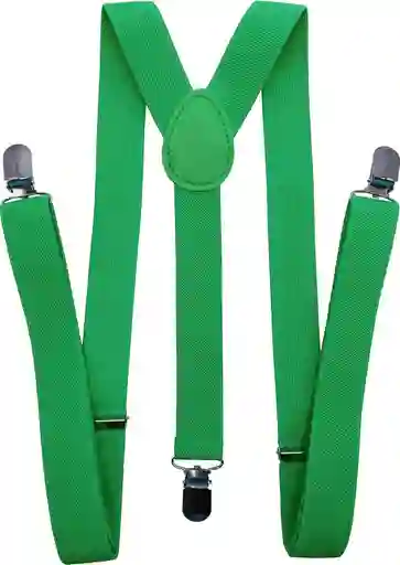 Tirantas Correa Color Verde Oscuro Graduable Halloween Disfraz