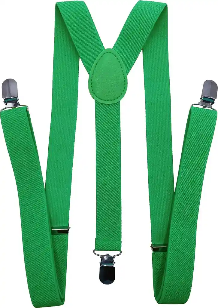 Tirantas Correa Color Verde Oscuro Graduable Halloween Disfraz