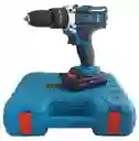 Taladro Percutor Inalambrico Trabajo Industrial 3/8 Color Azul Frecuencia 60 24