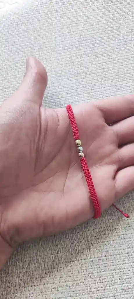Pulsera 3 Oros 5mm Oro 18kilates