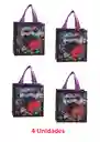 Bolsas Empaques Halloween Impresas Polipropileno Ecológicas 4 Unds