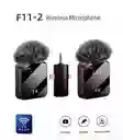 Microfono De Solapa Inalambrico F11 / Lightning - Tipo C - Jack 3,5