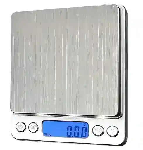 Gramera Pesa Balanza Digital Cocina Joya Precisa 0.1 A 2000 Capacidad Máxima Color Gris