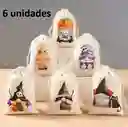 Bolsas Regalo Halloween En Tela Pack 12 Unidades