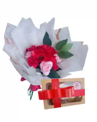 Ramo De Flores Gerberas Y Chocolates