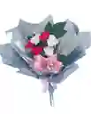 Ramo De Flores Rosas Y Lirios Hada Eterna
