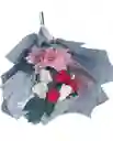Ramo De Flores Rosas Y Lirios Hada Eterna