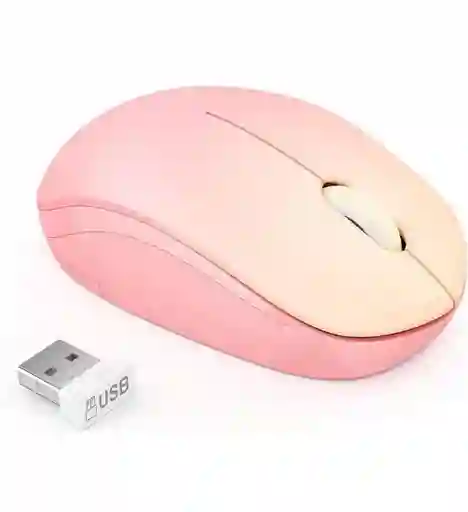 Mouse Inalambrico Mikuso Mos-w080 Rosado