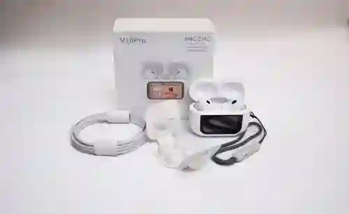 Audifono Bluetooth Ergonomico Con Pantalla