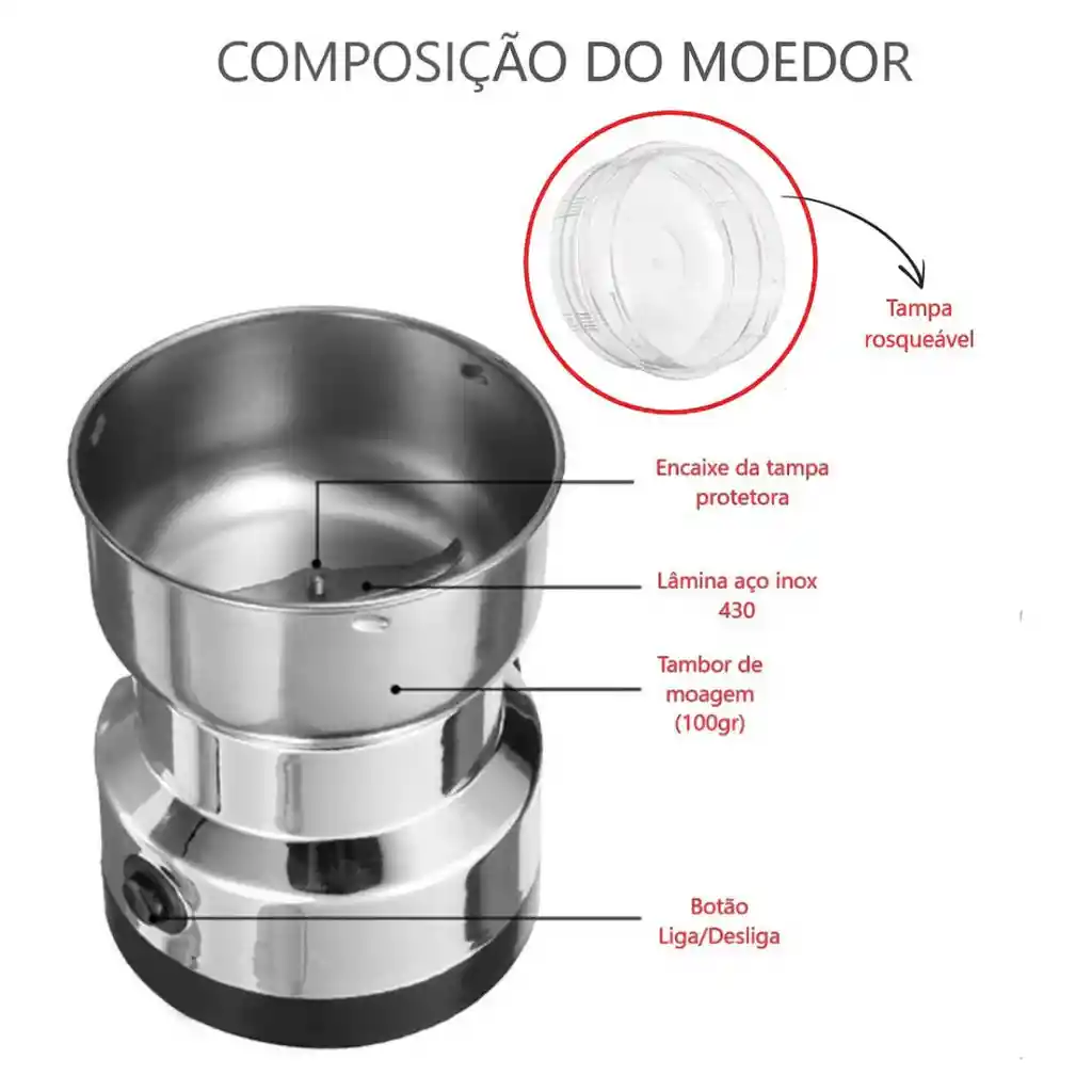 Moledor Cafe Eletrico 110w (7113-110)