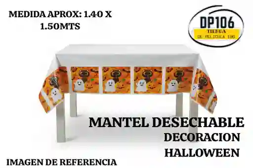 Mantel Desechable Para Mesa Decoracion Halloween
