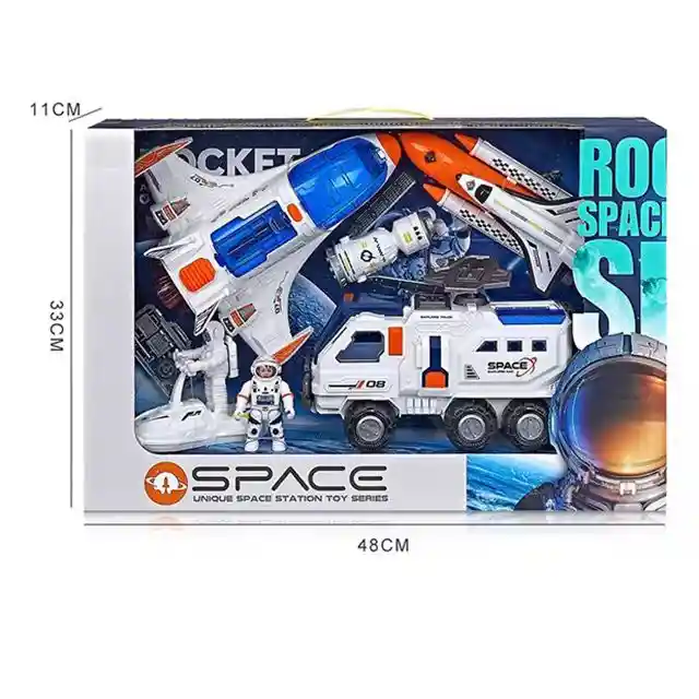 Juguete De Cohete Espacial Con Astronauta Para Niños