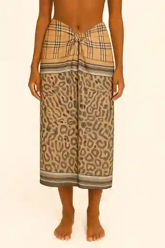 Vestido -pareo-sarong Usalo De Varias Formas Estampado Puede Variar De Sitio