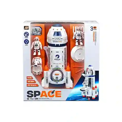 Juguete Cohete Espacial Con Astronauta Para Niños