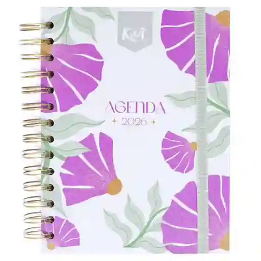 Agenda Diaria Kiut - Flowers