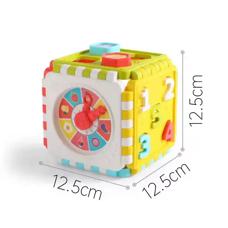 Juguete Cubo Rompecabezas Armable Didáctico 6 En 1