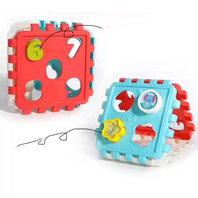 Juguete Cubo Rompecabezas Armable Didáctico 6 En 1