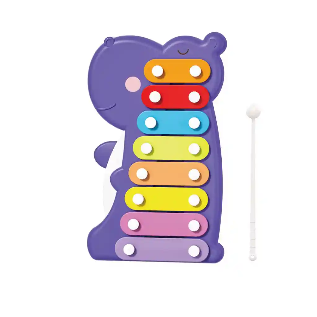 Juguete Xilófono Musical De Aprendizaje Con Forma Morado