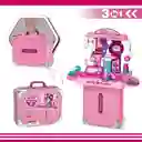 Mochila Juguete Para Nina Didáctica Doctora 3 En 1