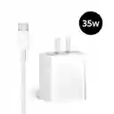 Cargador Para Iphone 35w Con Cable Usb-c