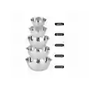 Set De 5 Ensaladeras Bowls De Cocina En Acero